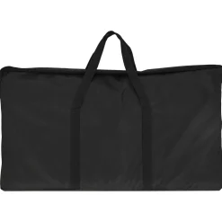 vidaXL Beursbalie Lichtbruin en wit Ø 60 x 93 cm Bewerkt hout en PP