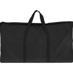 vidaXL Beursbalie Zwart en Wit 80 x 40 x 93 cm Bewerkt hout en PP