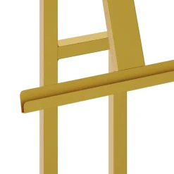 vidaXL Beurs Displays 2 st Goud 26,5 x 26,5 x 150 cm Staal