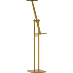 vidaXL Beurs Displays 2 st Goud 26,5 x 26,5 x 150 cm Staal