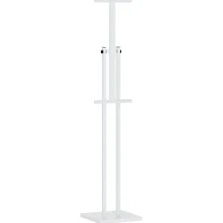 vidaXL Beurs Displays 2 st Wit 26,5 x 26,5 x 150 cm Staal