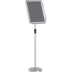 vidaXL Beurs Displays Zilver 30 x 25 x 128 cm Aluminium