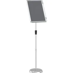vidaXL Beurs Displays Zilver 30 x 25 x 128 cm Aluminium
