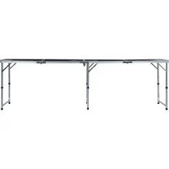 vidaXL Bierpongtafel inklapbaar 240 cm zwart