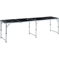 vidaXL Bierpongtafel met bekers en ballen inklapbaar 240 cm