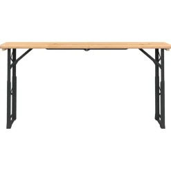 vidaXL Biertafel inklapbaar 170x50x75/105 cm massief vurenhout