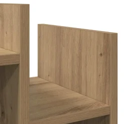 vidaXL Bijzetkast Artisan Eiken 60 x 26 x 60 cm Bewerkt hout