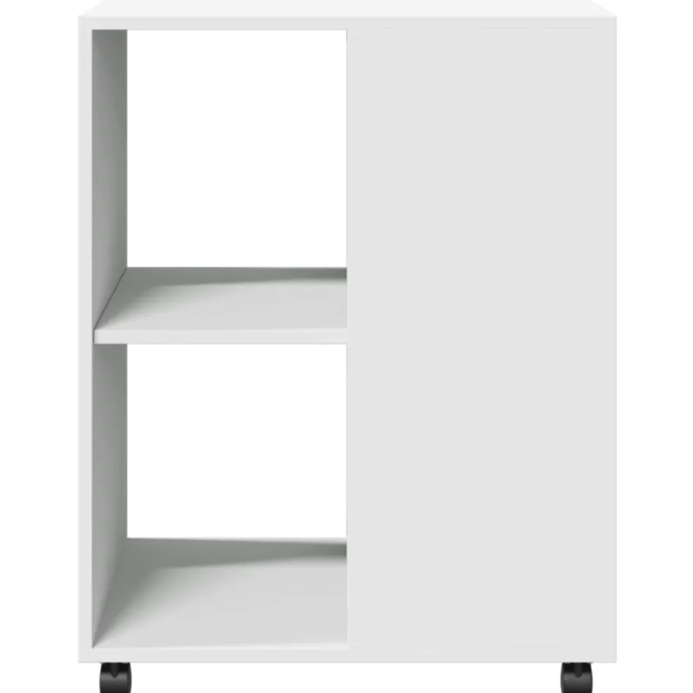 vidaXL Bijzettafel met wieltjes 55x60x78 cm hout grijs sonoma eiken