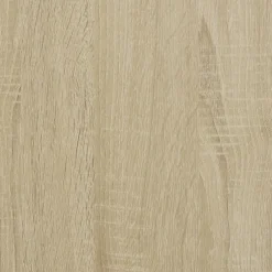 vidaXL Bijzettafel met wieltjes 70x35x60 cm hout sonoma eikenkleurig