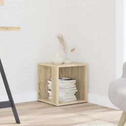 vidaXL Bijzettafels 33 x 33 x 34 cm Engineered wood Sonoma Eiken