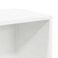 vidaXL Bijzettafels 33 x 33 x 34 cm Engineered wood Wit