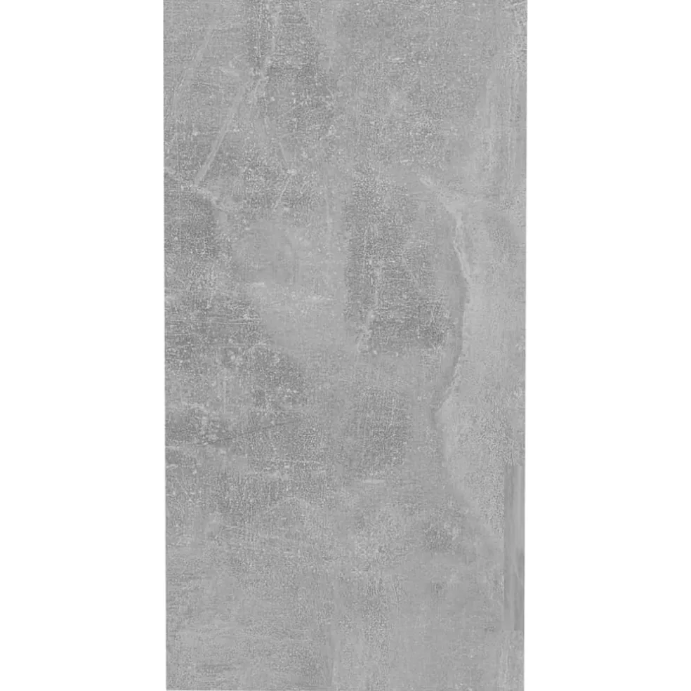 vidaXL Bijzettafel 50x26x50 cm bewerkt hout betongrijs