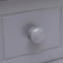 vidaXL Bijzettafel 40x40x40 cm paulowniahout grijs