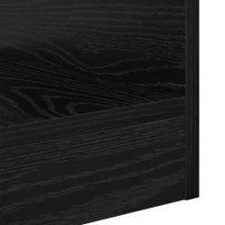 vidaXL Bijzettafel Zwart Eiken 30,5 x 30 x 45 cm Bewerkt hout