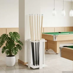 vidaXL Biljartkeu standaard Bewerkt hout 60 x 35 x 60 cm Sonoma Eiken