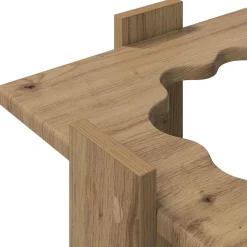 vidaXL Biljartkeu standaard Bewerkt hout 42 x 43 x 60 cm