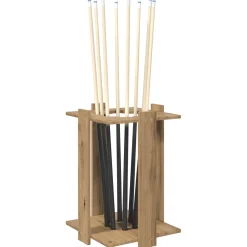 vidaXL Biljartkeu standaard Bewerkt hout 42 x 43 x 60 cm