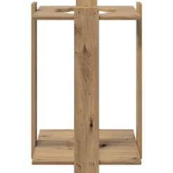 vidaXL Biljartkeu standaard Bewerkt hout 60 x 20 x 57 cm Sonoma Eiken