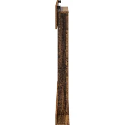 vidaXL Biljartkeu standaard Bewerkt hout 93 x 12 x 103 cm Oud hout