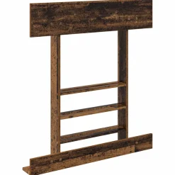 vidaXL Biljartkeu standaard Bewerkt hout 93 x 12 x 103 cm Oud hout