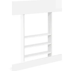 vidaXL Biljartkeu standaard Bewerkt hout 93 x 12 x 103 cm Grijs Sonoma