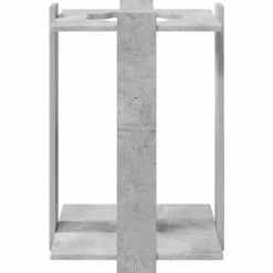 vidaXL Biljartkeu standaard Bewerkt hout 42 x 43 x 60 cm Betongrijs