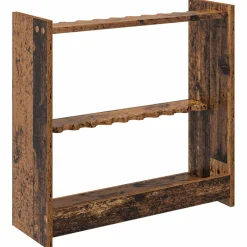 vidaXL Biljartkeu standaard Bewerkt hout 60 x 20 x 57 cm Oud hout