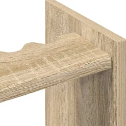 vidaXL Biljartkeu standaard Bewerkt hout 60 x 20 x 57 cm Sonoma Eiken
