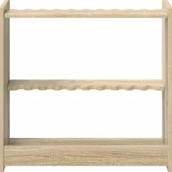 vidaXL Biljartkeu standaard Bewerkt hout 60 x 20 x 57 cm Sonoma Eiken