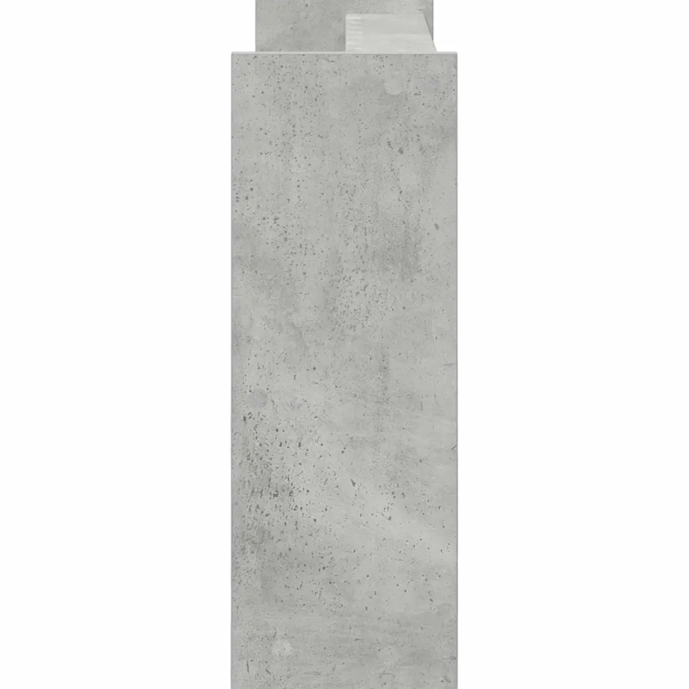 vidaXL Biljartkeu standaard Bewerkt hout 60 x 20 x 57 cm Betongrijs