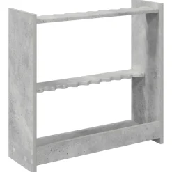 vidaXL Biljartkeu standaard Bewerkt hout 60 x 20 x 57 cm Betongrijs
