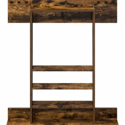 vidaXL Biljartkeu standaard Bewerkt hout 93 x 12 x 103 cm