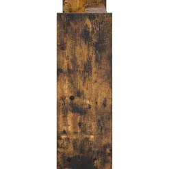 vidaXL Biljartkeu standaard Bewerkt hout 60 x 20 x 57 cm Gerookt eiken