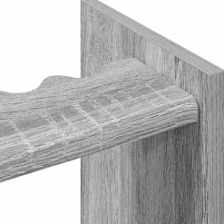 vidaXL Biljartkeu standaard Bewerkt hout 93 x 12 x 103 cm Sonoma Eiken