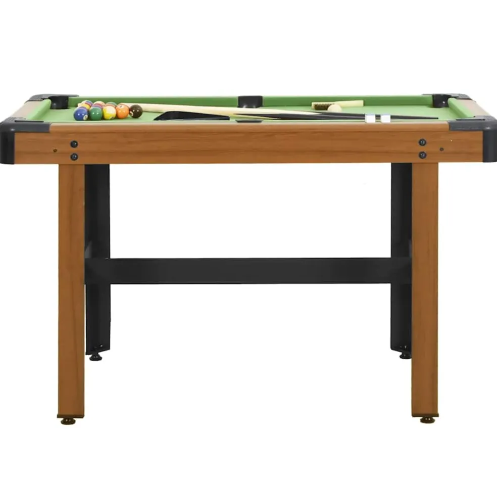 vidaXL Biljarttafel 4 feet 122x61x76 cm bruin