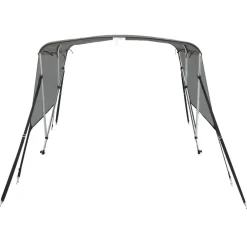 vidaXL Biminitop 3 bogen met mesh zijwanden 183x(137-152)x137 cm
