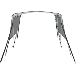 vidaXL Biminitop 3 bogen met mesh zijwanden 183x(137-152)x137 cm