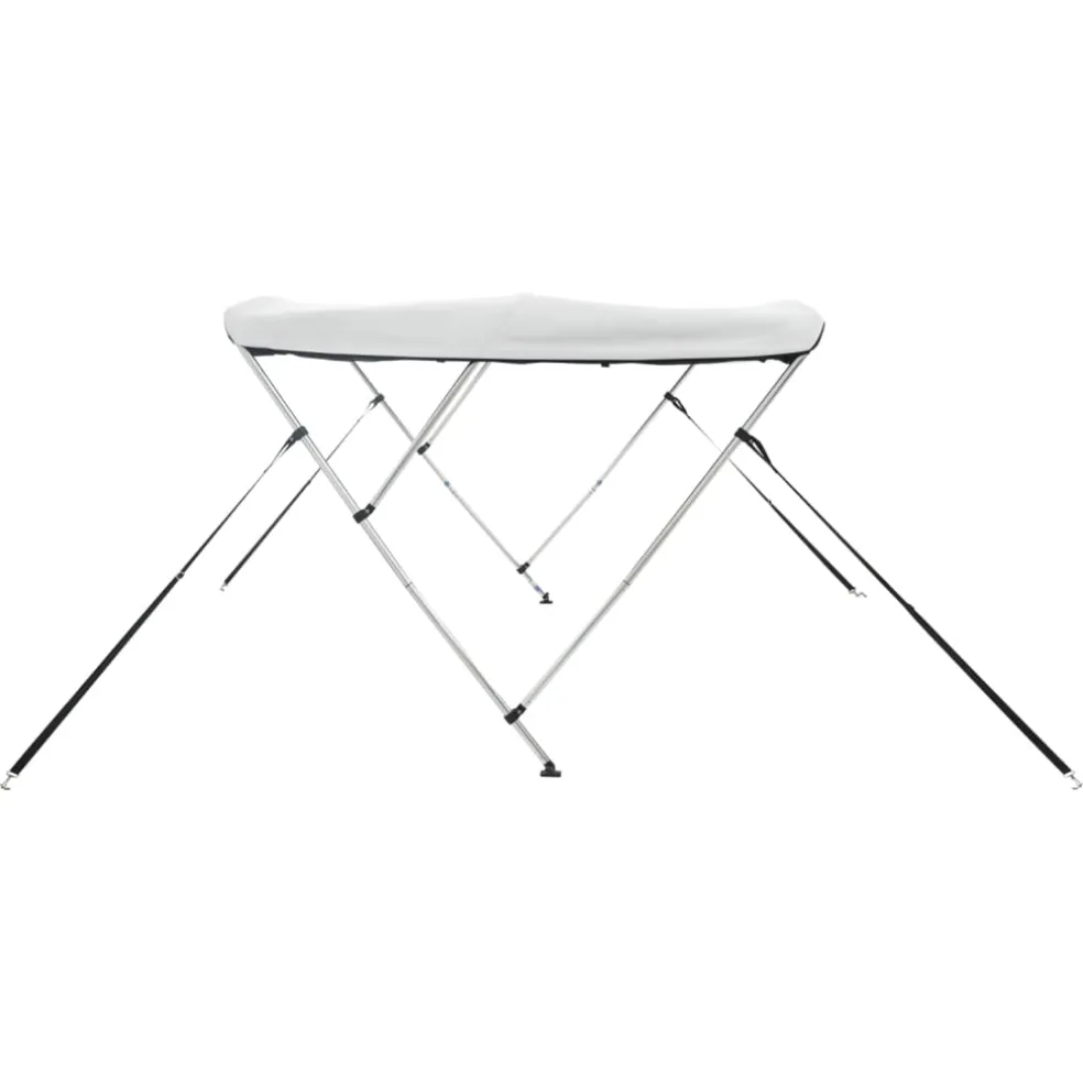 vidaXL Biminitop 3 bogen met mesh zijwanden 183x(137-152)x137 cm