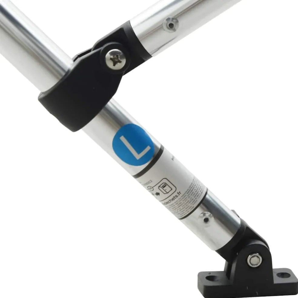 vidaXL Biminitop 3 bogen met zijwanden 183x(137-152)x137 cm