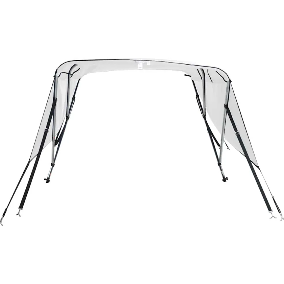 vidaXL Biminitop 3 bogen met zijwanden 183x(137-152)x137 cm