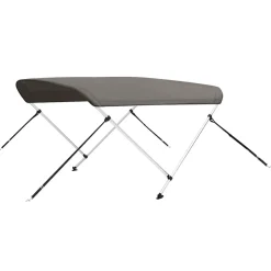vidaXL Biminitop 2 bogen 150x120x110 cm grijs