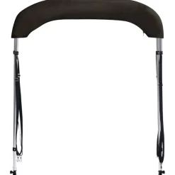 vidaXL Biminitop 2 bogen 150x120x110 cm zwart