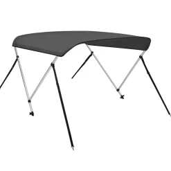 vidaXL Biminitop 2-boogs 150x120x110 cm antracietkleurig
