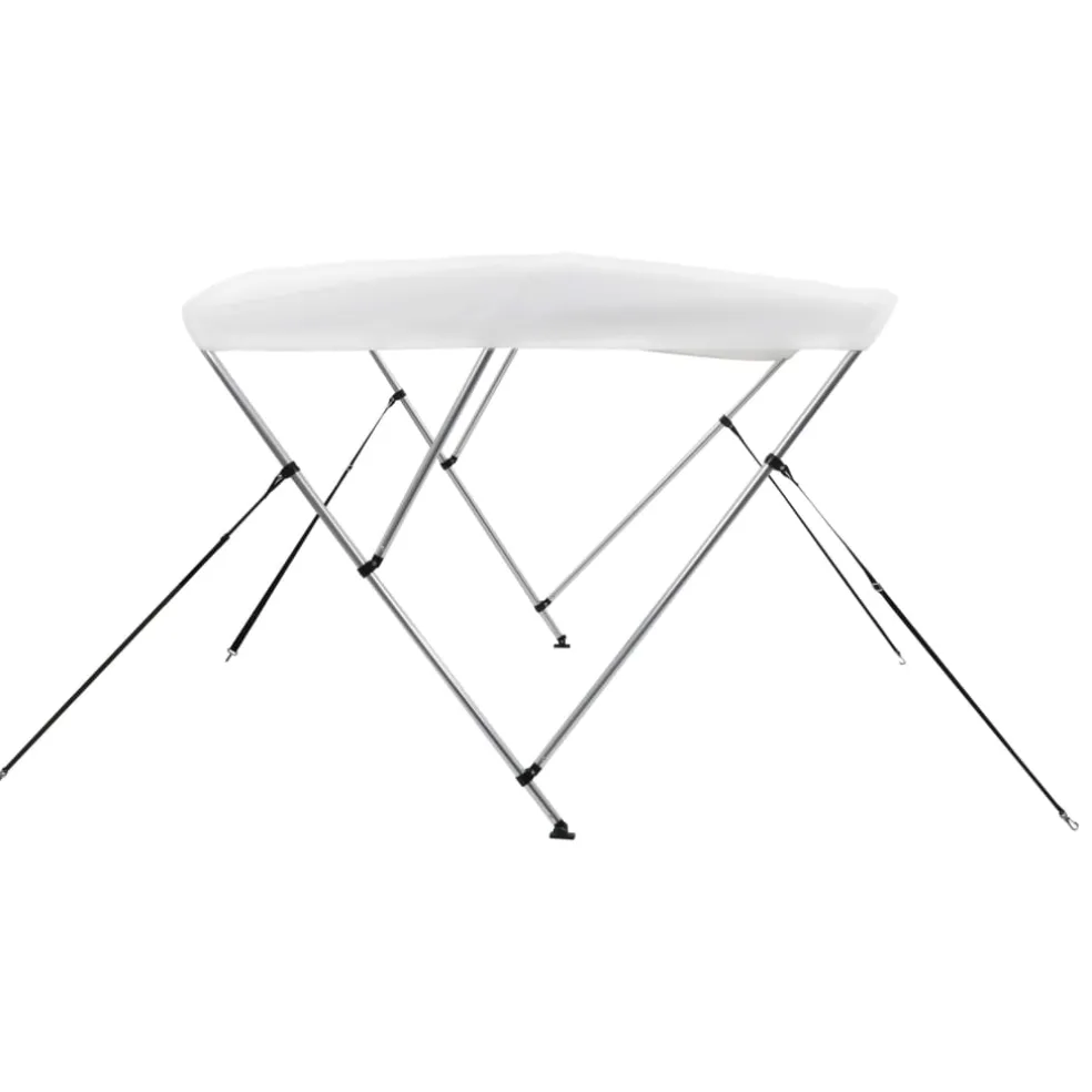 vidaXL Biminitop 3-boogs 183x140x137 cm wit