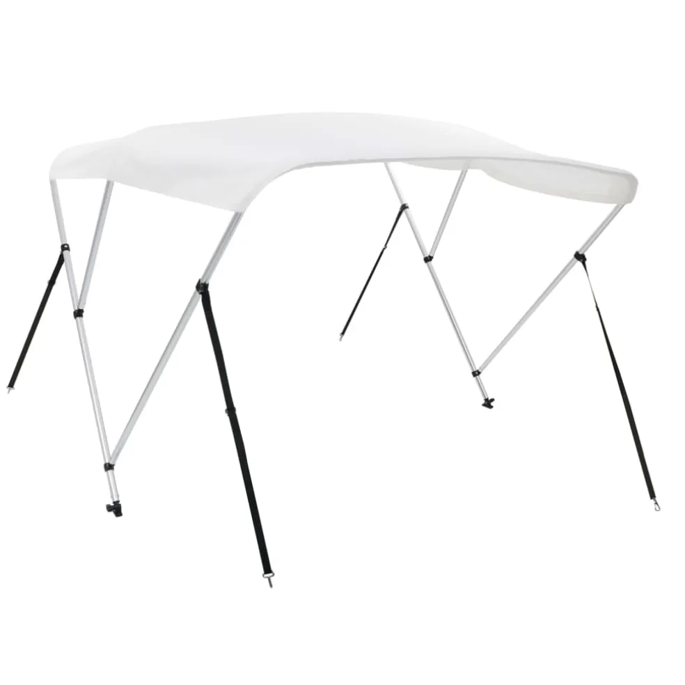 vidaXL Biminitop 3-boogs 183x140x137 cm wit