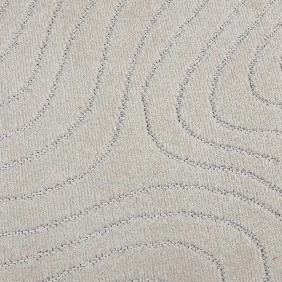 vidaXL Binnen- en buitentapijt PALMERAS Crème 150 x 80 cm Polyester