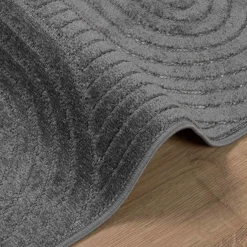vidaXL Binnen- en buitentapijt PALMERAS Antraciet 170 x 120 cm