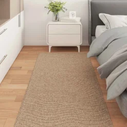 vidaXL Binnen- en buitentapijt AGIRA Naturel 150 x 80 cm Polyester