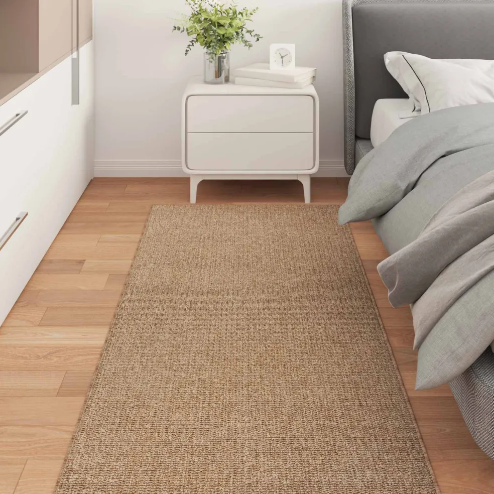 vidaXL Binnen- en buitentapijt AGIRA Naturel 150 x 80 cm Polyester