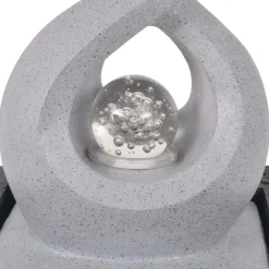 vidaXL Binnenfontein met LED-verlichting polyresin